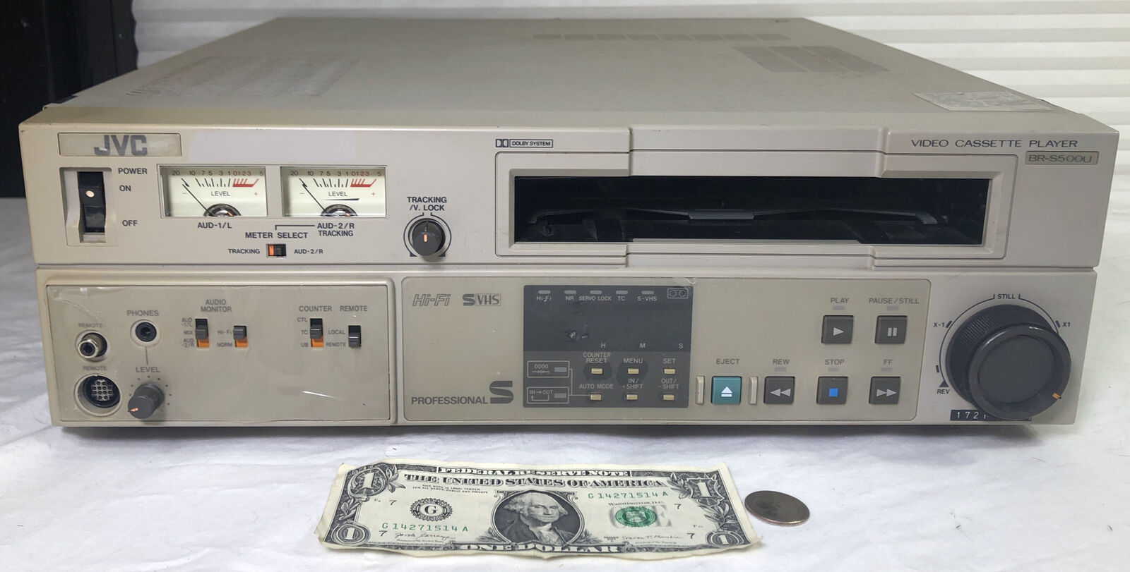JVC Model BRS500U Super VCR Player Editing Deck Recorders & Players