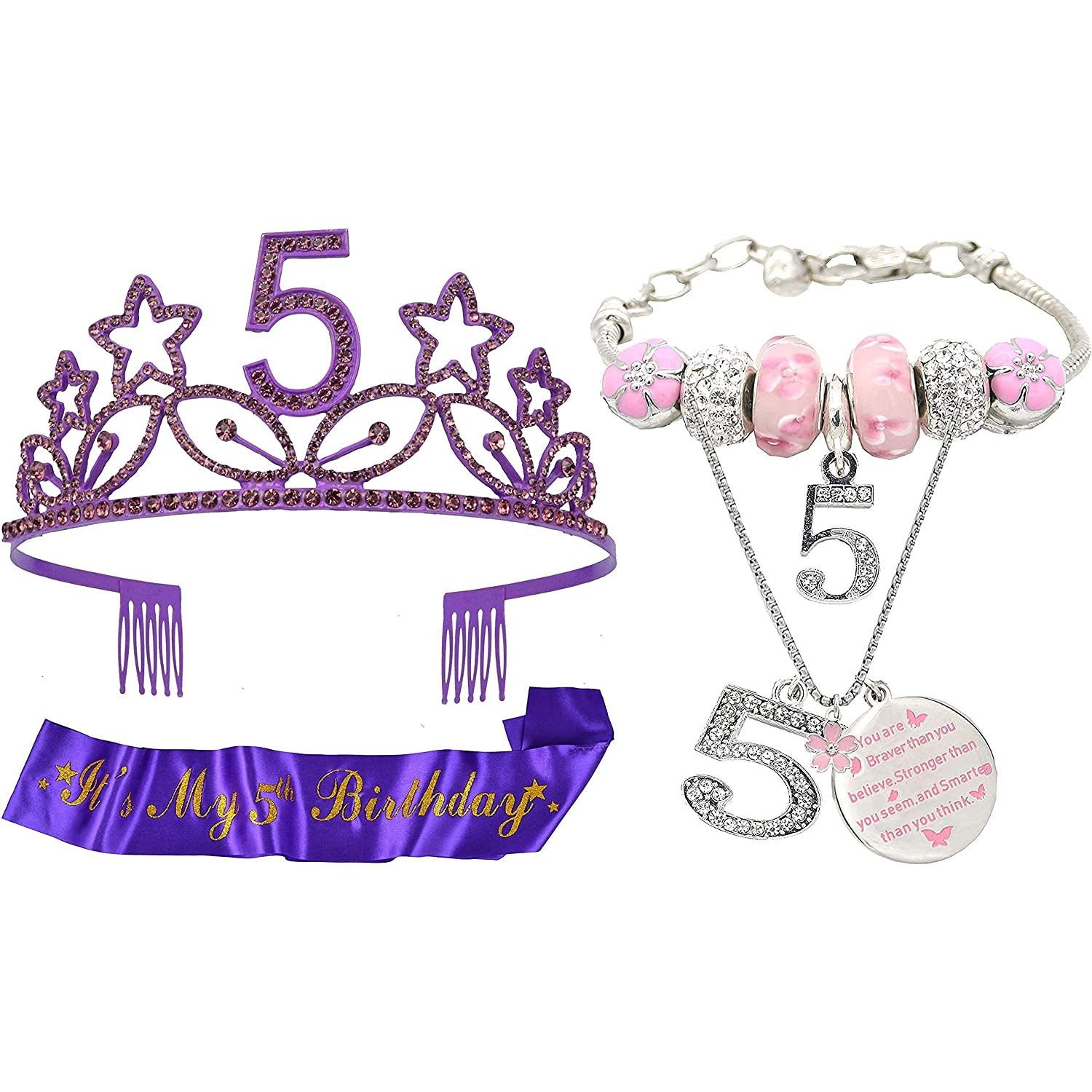 5Th Birthday, 5Th Birthday Girl,5 Year Old Daughter Birthday Gift Idea, Fifth Bi