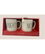 Rae Dunn NAUGHTY/NICE Holiday Coffee Mug Set of 2 Christmas 2019 New 19.... - $53.07