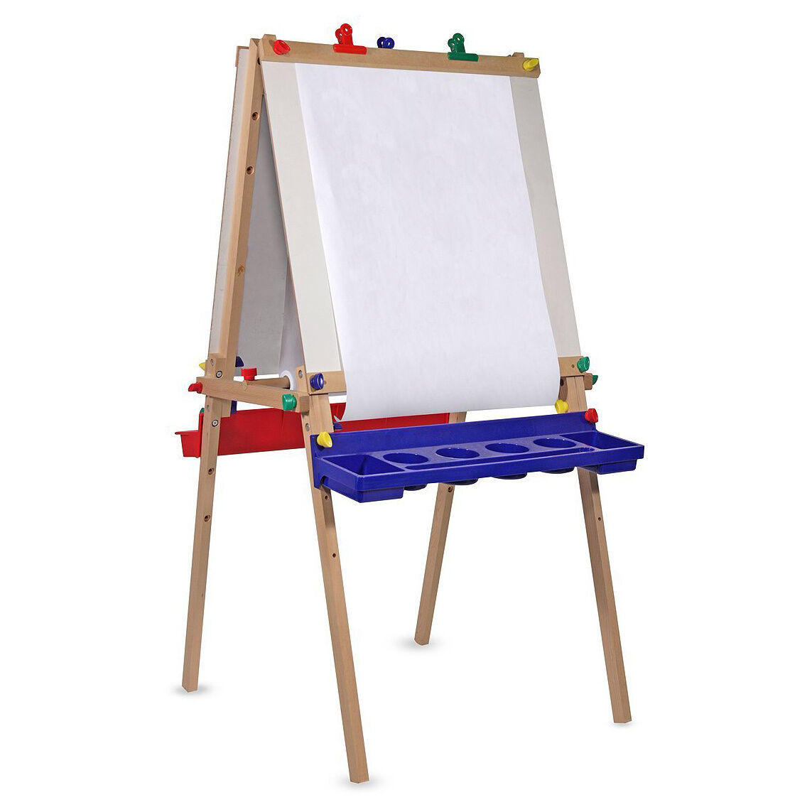 Kids Art Easel Painting Drawing Dry Erase Child safe Wooden Deluxe ...