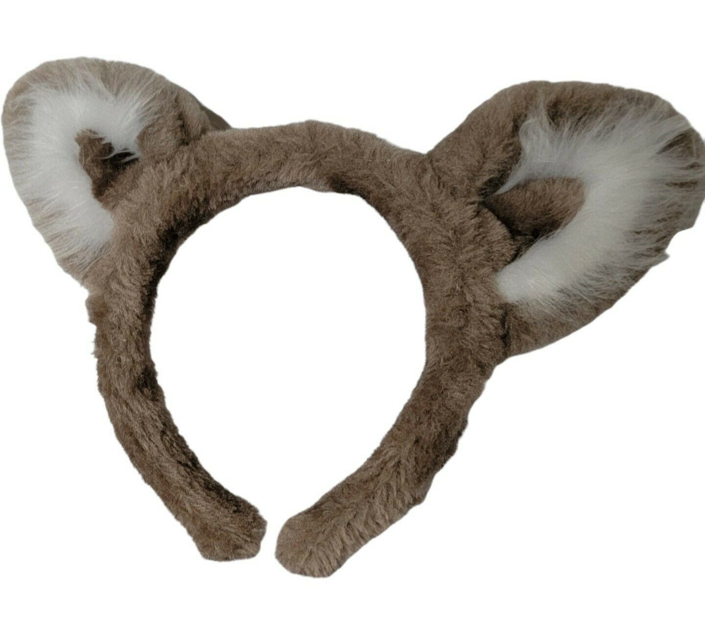 Great Wolf Lodge Ears Faux Fur Headband Gray Kids Youth Halloween