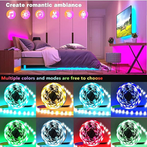 Led Lights for Bedroom 100Ft (2 Rolls of 50Ft) Music Sync Color Changing LED Str image 5