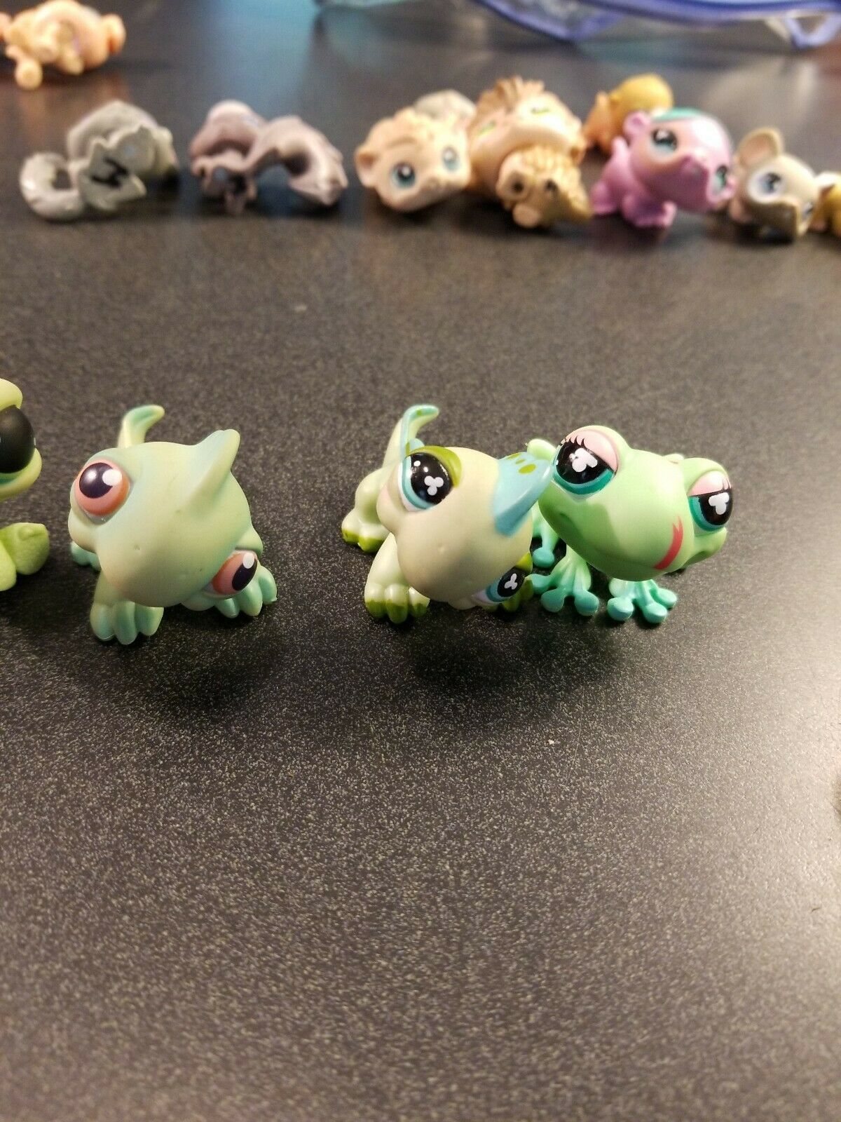 LPS Littlest Pet Shop lot of 9 authentic lizards frogs turtles