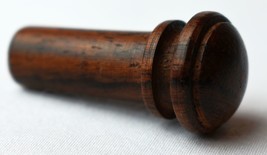 Hill Style Violin Button in Rosewood - $9.95