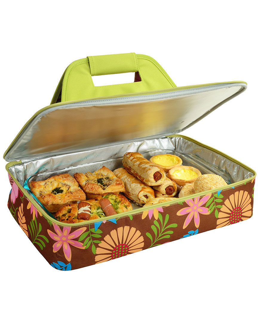Picnic at Ascot Thermal Food Carrier Floral Patio & Picnic Ware