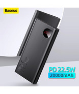 Baseus 22.5W Power Bank 20000mAh Portable Fast Charging Powerbank Type C... - $49.99