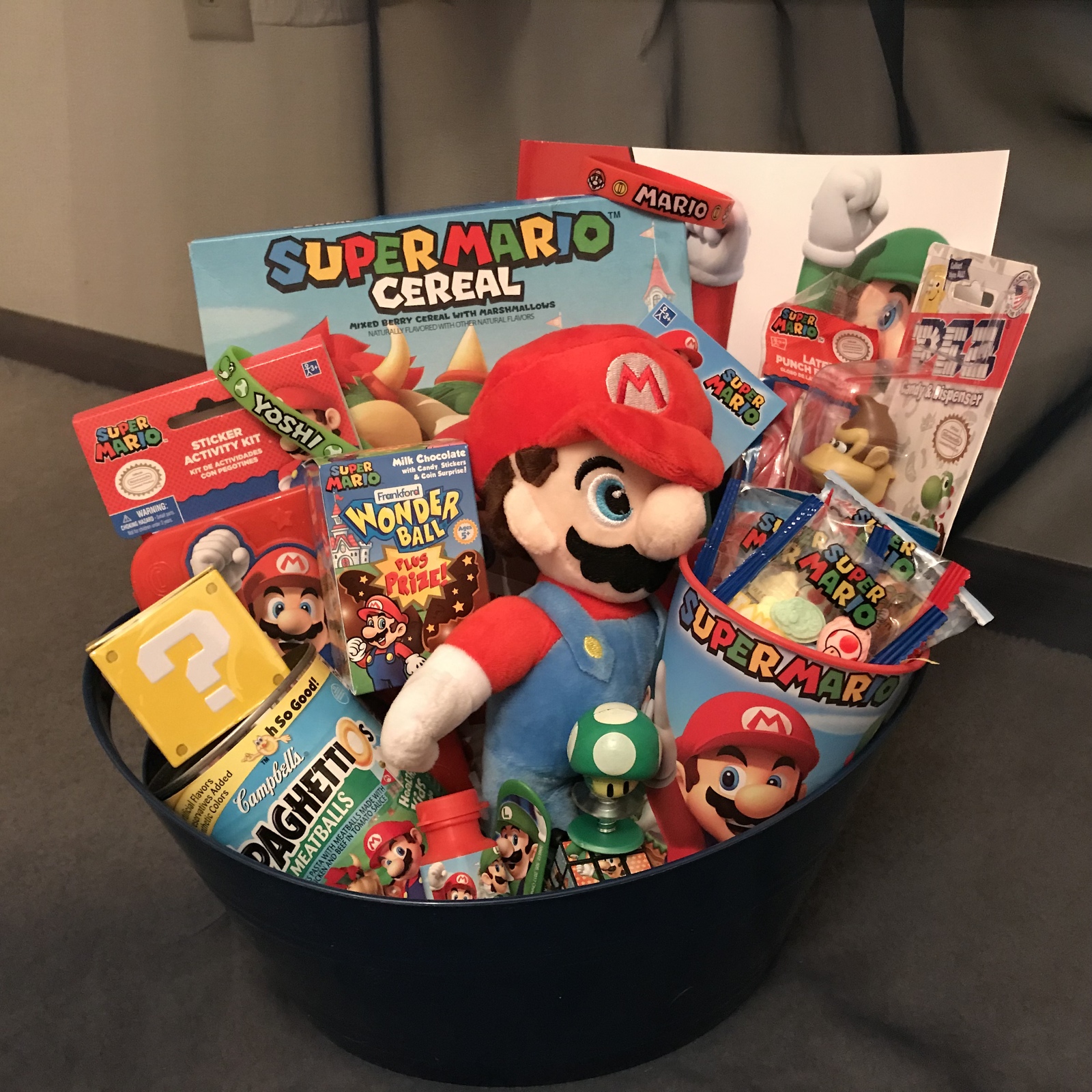 Super Mario Gift Basket - Gift Baskets & Supplies