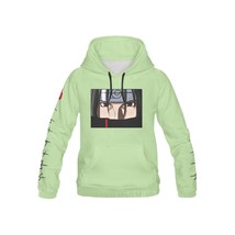 Youth's Green Pastel Itachi Uchiha Anime All Over Print Hoodie (Usa Size) - $34.00