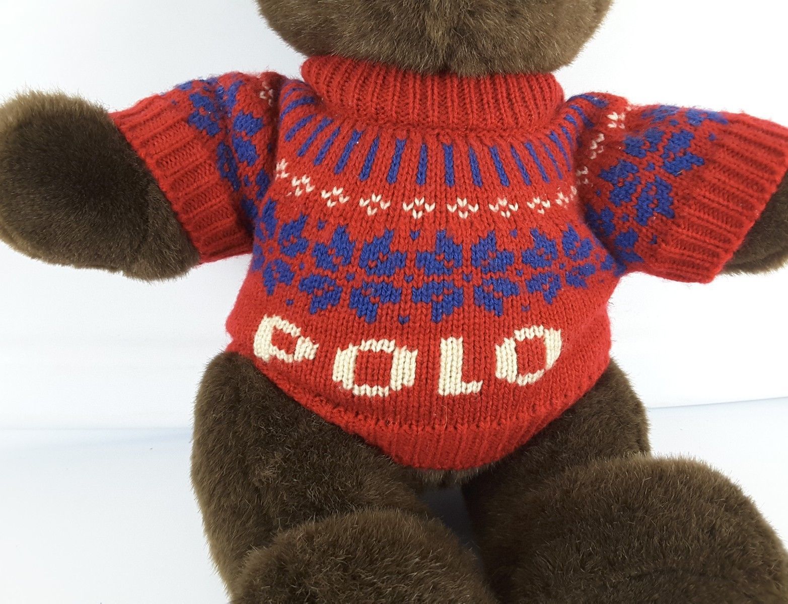 ralph lauren sweaters with teddy bear