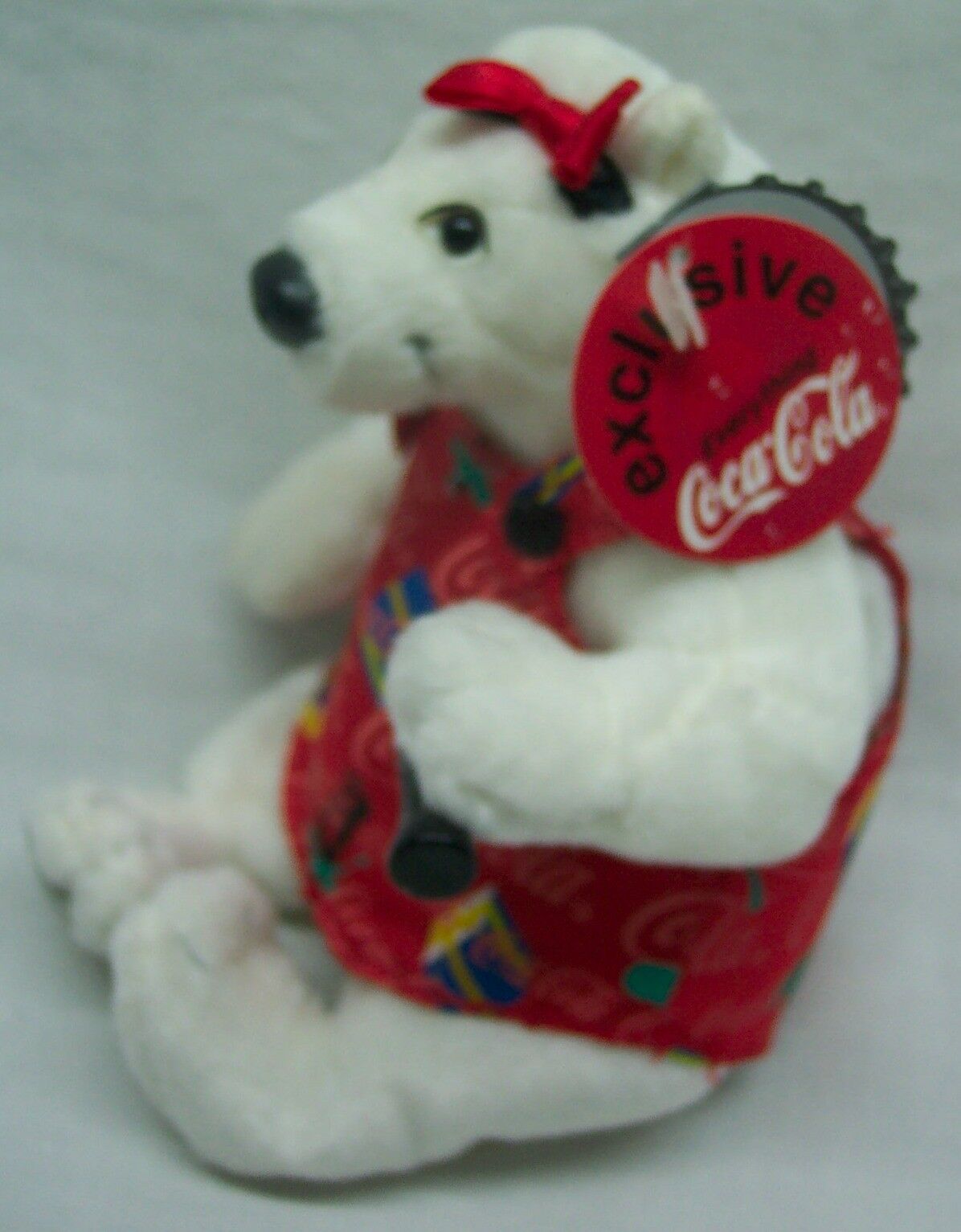 coke bear stuffed animal