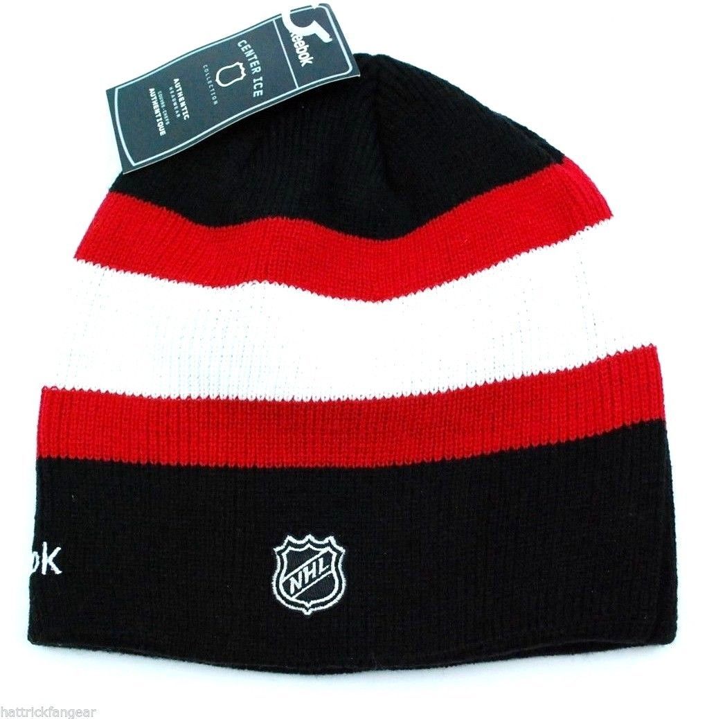 Carolina Hurricanes Reebok Center Ice Hockey NHL Knit Beanie/Hat/Toque