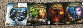 World of Warcraft DVD-ROM Set Cataclysm Burning Crusade Wrath Lich King - $9.89