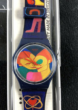 Swatch Watch Call a Date 1999 Includes Battery Original Case GN180 - $59.39