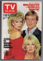 ORIGINAL Vintage TV Guide July 23 1983 NO LABEL Knots Landing Cast