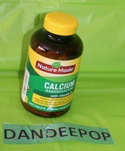 Nature Made Calcium Magnesium Zinc With Vitamin D3 300 Tablet Bottle Exp 8/2022 - $17.81