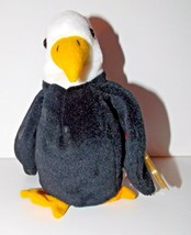 Ty Beanie Baby Baldy Plush 7in Eagle Stuffed Animal Retired with Tag 199... - $19.99