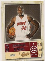 2004-05 Fleer Authentix Miami Heat Basketball Card #81 Shaquille O'Neal - $2.50