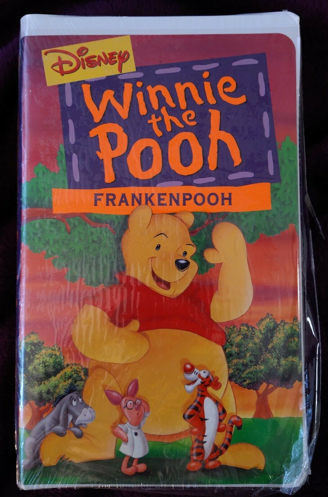 Winnie the Pooh Frankenpooh VHS New Clamshell Shrinkwrap Damaged ...