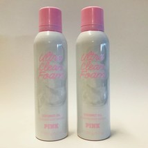 2 Victoria&#39;s Secret Pink Ultra Clean Foam Coconut Oil Cleansing Body Mou... - $19.75