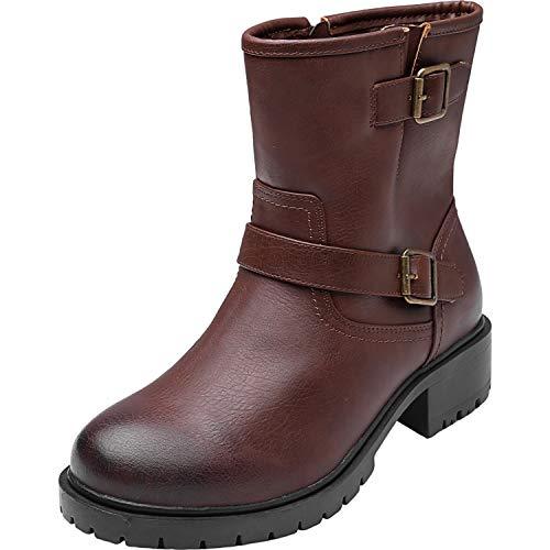 womens wide calf motorcycle boots