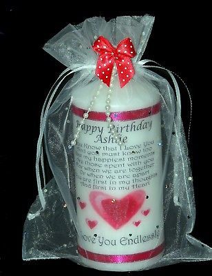 Personalised Birthday Poem Candle Gift And 50 Similar Items