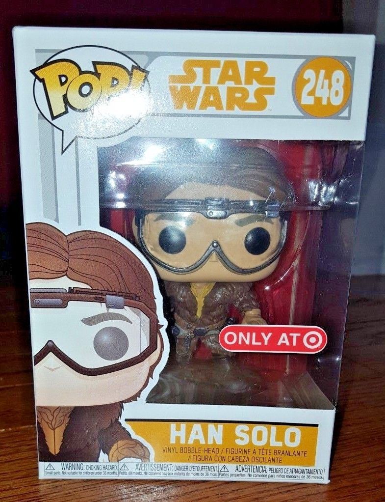 Target Exclusive POP FUNKO Han Solo  with Goggles 248 A Star Wars Story
