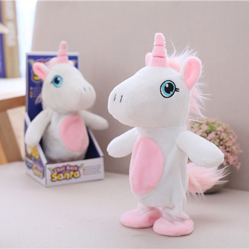 plush walking unicorn