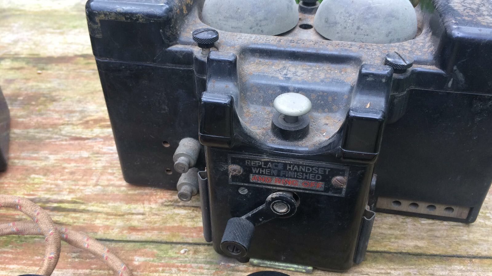 Set of 3 Original WW2 1940's Military Field Telephone set "F" MK. II.P.L. 1970Now