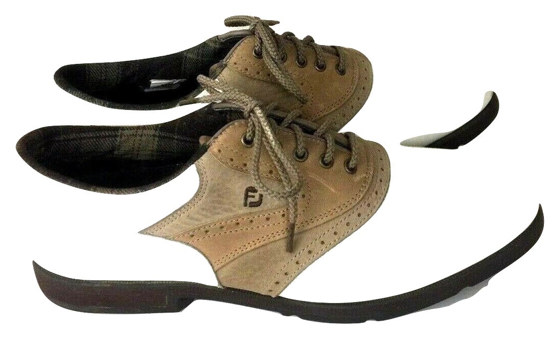 FootJoy Terrains 9.5 N Womens Golf Shoes Saddle Soft