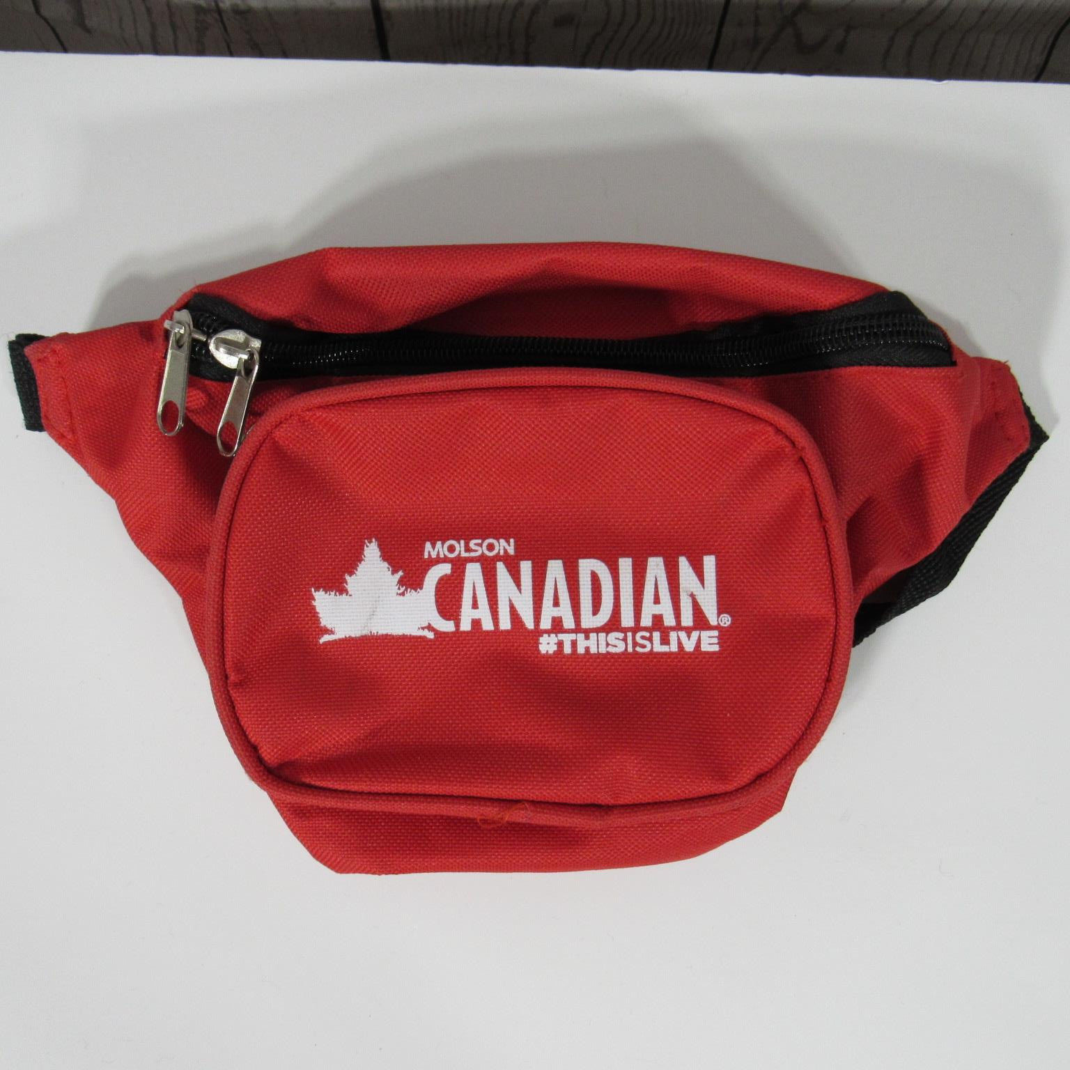 Molson Canadian Pouch Fanny Pack Beer Canada Red - Backpacks, Bags & Briefcases