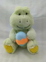Animal Adventure Green Frog Easter Egg Plush 8" 2017 Stuffed Animal Toy - $8.95