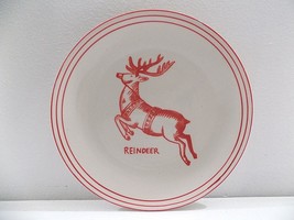 Holiday Reindeer Icon Canape Plate Molly Hatch Anthropologie - $19.99
