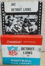 1960's VINTAGE DETROIT LIONS CRAGSTAN 8MM NFL FILMS, IN ORIGINAL BOXES - NOS