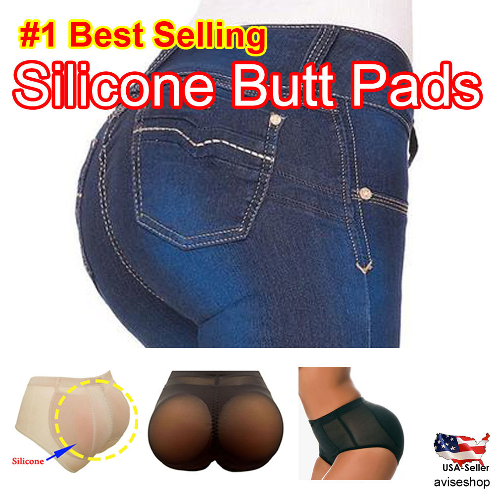 Silicone Butt Pads buttock Enhancer body Shaper Brief  Panty Tummy Control SET