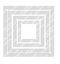 Scalloped Frames DIGITAL File.  Instant Download.  PNG & SVG Files. No Physical 