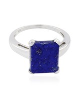 Bague en argent massif Lapis Lazuli Bijoux faits main Pour Cadeau d&#39;occa... - $16.92