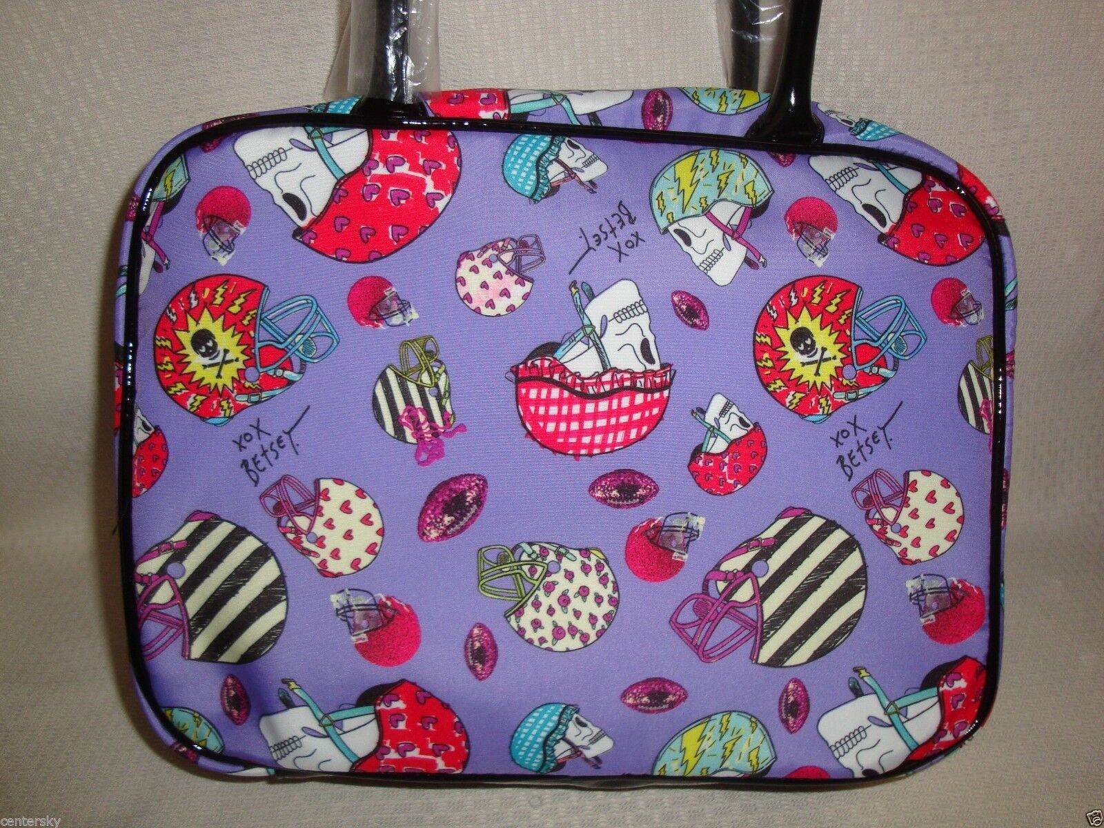 betsey johnson travel makeup bag