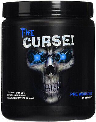 Primary image for Cobra Labs  THE CURSE Blue Raspberry Ice Flavor 50 servings Pre-Workout Made in 