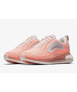 Women's Nike Air Max 720 Running Shoes, AR9293 603 Size 7 Bleached Coral/Sum Wht - $199.95