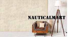 Classic Designer Brass Finish Tripod Floor Lamp With Shade By Nauticalmart