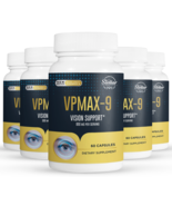 5 Pack VPMAX-9, eye health and vision support-60 Capsules x5 - $144.91