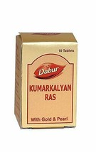 DaburAyurvedic- KumaKalyan Ras (Gold) 10 Tablets With Painher Heater Oil E726 - $35.63