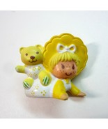 Vintage Strawberry Shortcake Butter Cookie with Jelly Bear Miniature PVC... - $5.99