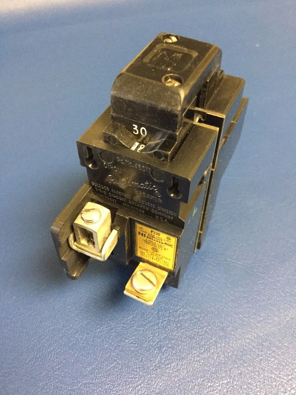 30 Amp PUSHMATIC Breaker P230 ITE Siemens Gould Double or 2 Pole 240V