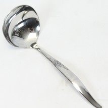 Oneida La Rose Gravy Ladle 7.125&quot; Wm A Rogers Stainless Barely Used - $15.67
