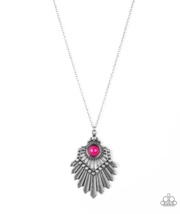 Paparazzi Inde-Pendant Idol Pink Necklace - New - $4.50