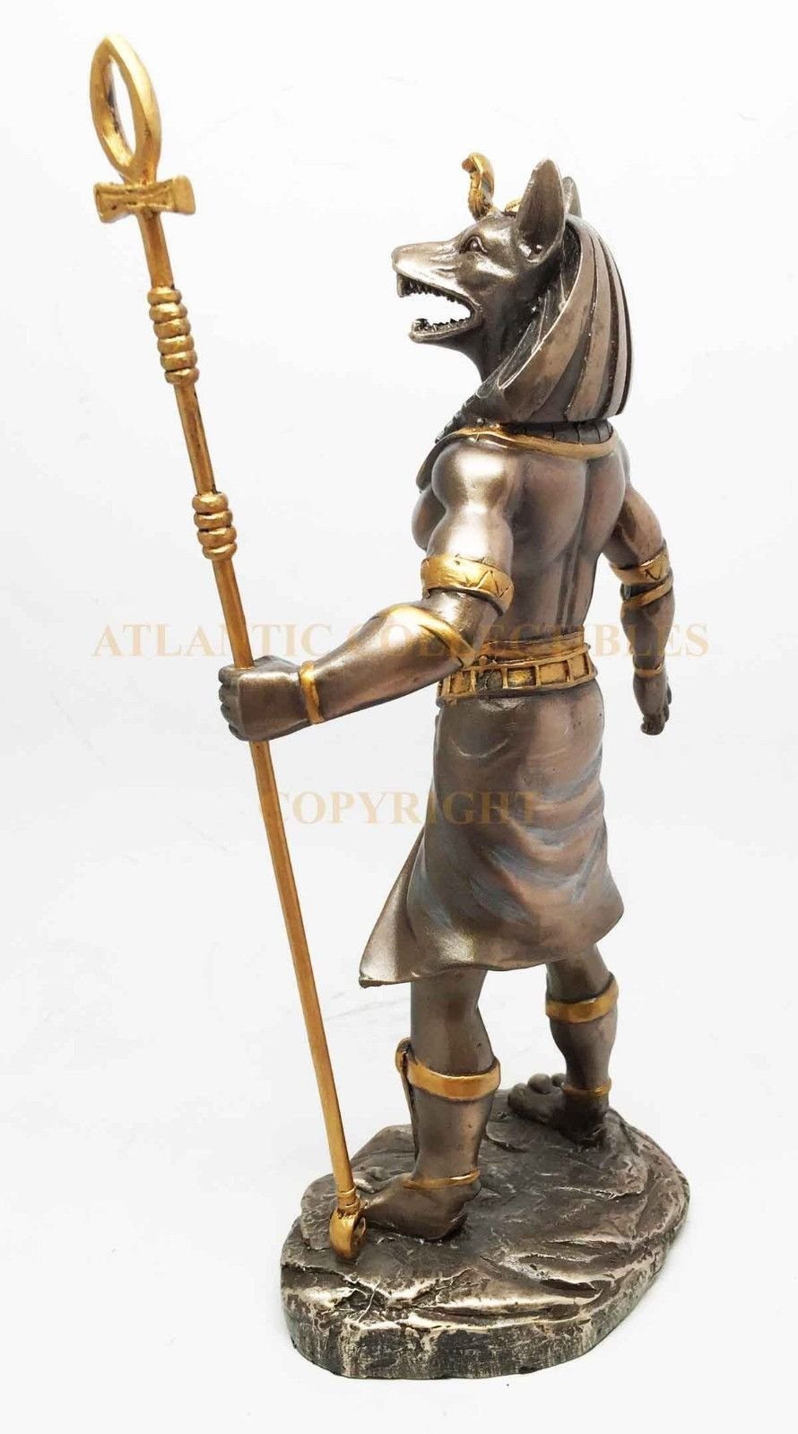 Egyptian Theme Anubis Holding Staff God of and 50 similar items