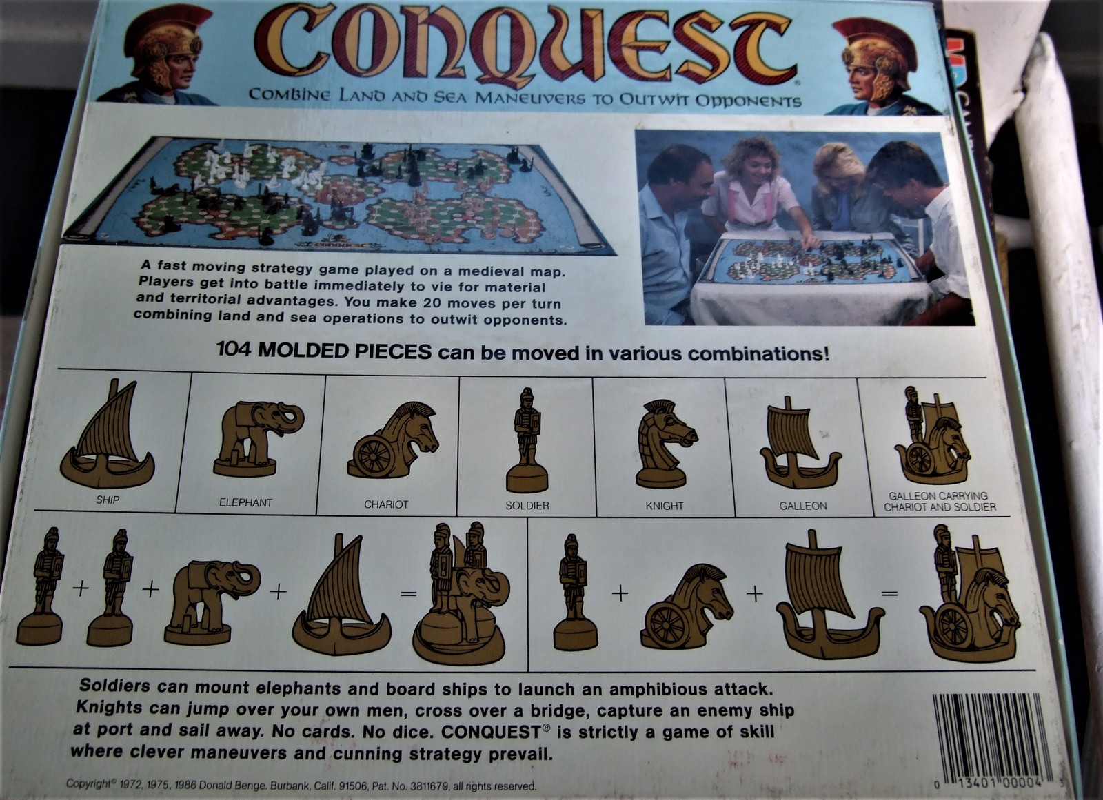 Conquest Game Board Game Contemporary Manufacture