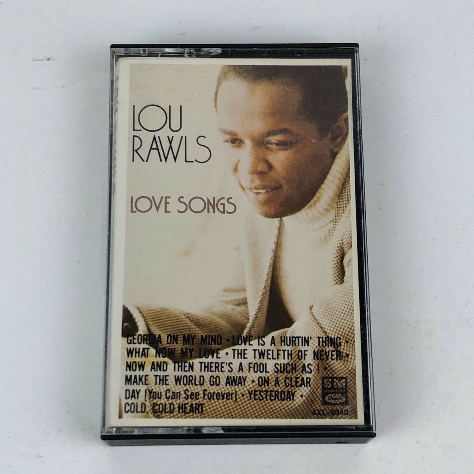 Lou Rawls Love Songs Cassette Tape on My Mind On a Clear Day