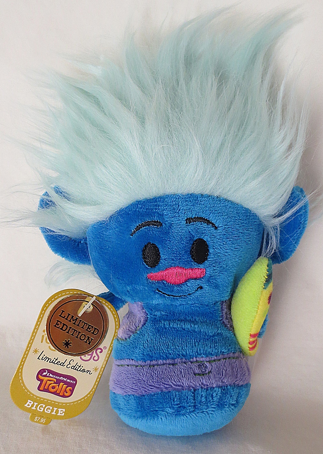 Hallmark Itty Bittys Dreamworks Trolls Biggie Plush Limited Edition 